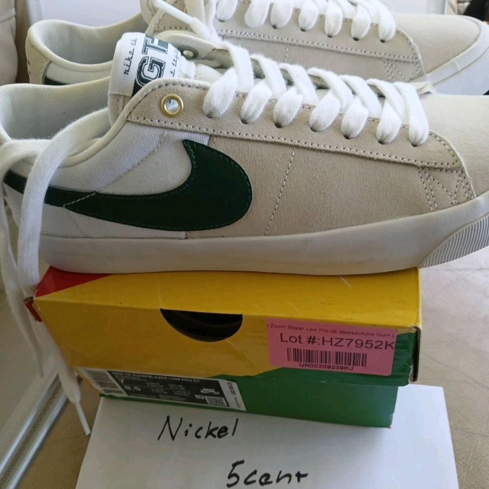 Size 7 - Nike Zoom Blazer Pro GT SB Low White Gum - Picture 2 of 6